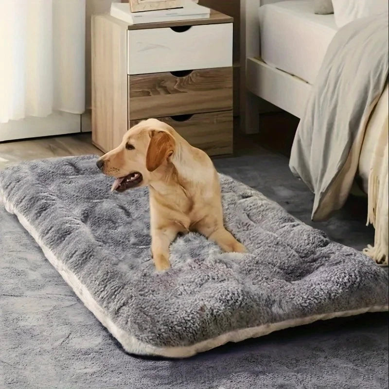 Large Plush Dog Crate Mat