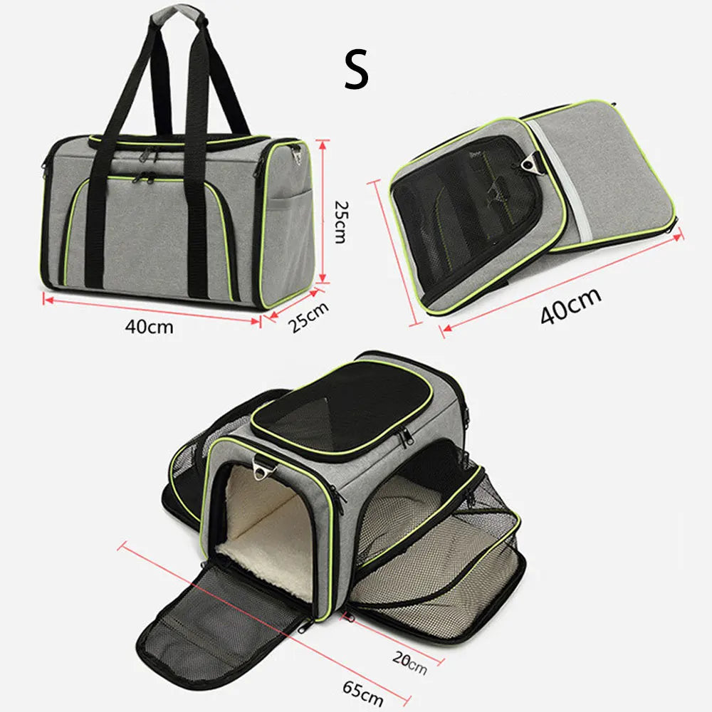 Foldable Breathable Dog & Cat Carrier