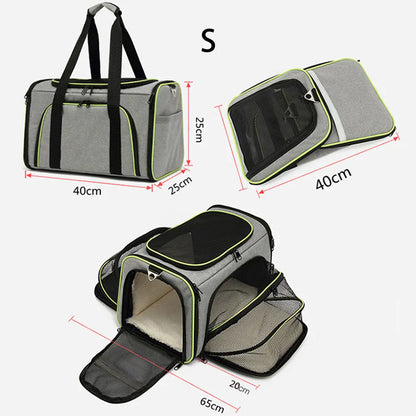 Foldable Breathable Dog & Cat Carrier