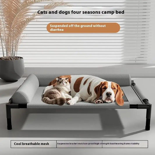 Elevated Washable Mesh Pet Bed