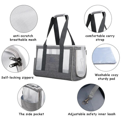 Breathable Single-Shoulder Cat Carrier