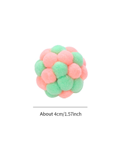 Colorful Bell Ball Cat Toy