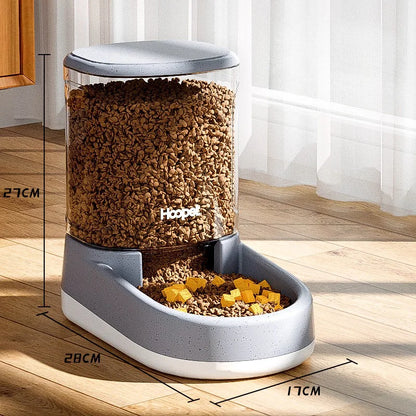 HOOPET Feeding Drinker Large Capacity Automatic Pet Supplies Wet Dry Dog Cat Feeder Drinking Bowl Dog Food Bowl Pet Supplies
