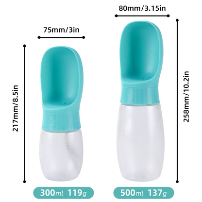 Outdoor Dog Water Bottle Walking Puppy Feeding Supplies for Small Big Dogs Travel Portable Pet Drinking Bowl Cat Water Dispenser