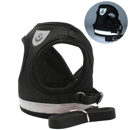 Reflective Escape-Resistant Cat Harness & Leash