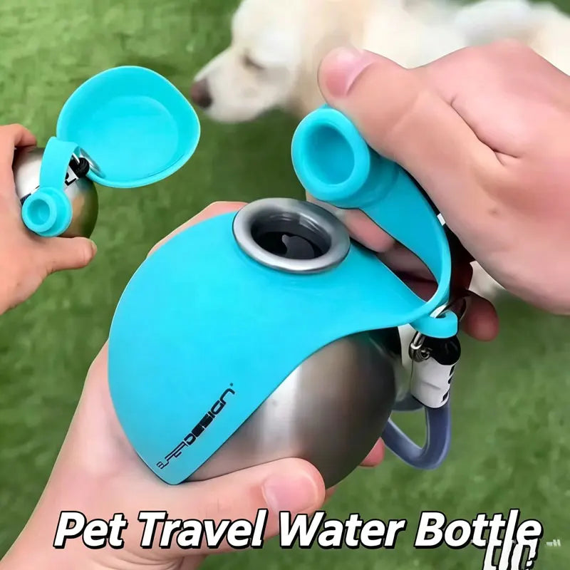 Portable Stainless Steel Pet Water Dispenser