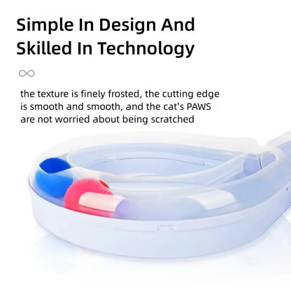 Cat Toy Self Entertaining Track Ball with Spinner Disk Interactive Pet Supplies Pet Orbital Ball Toys Pet Supplies
