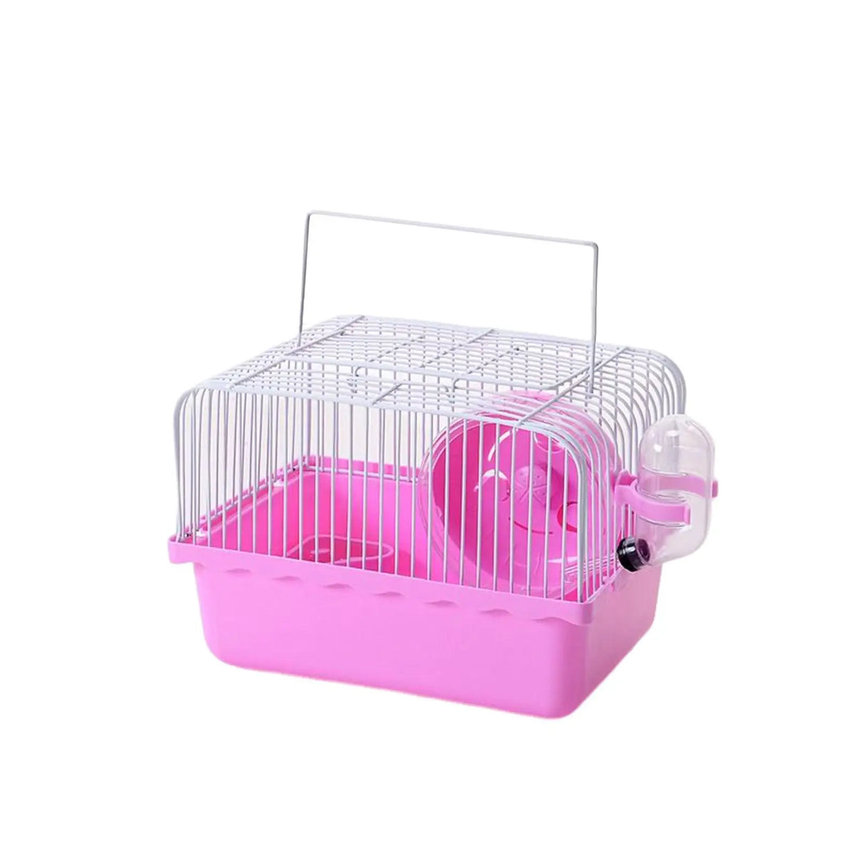Small Animal Travel Cage with Water Bottle