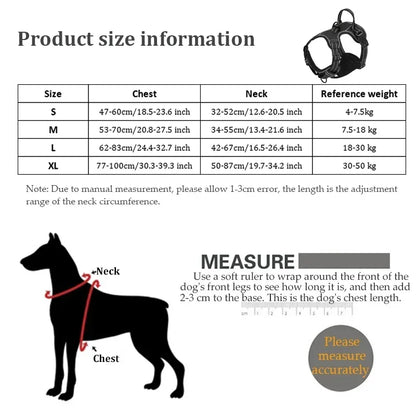 Reflective Padded No-Pull Dog Harness