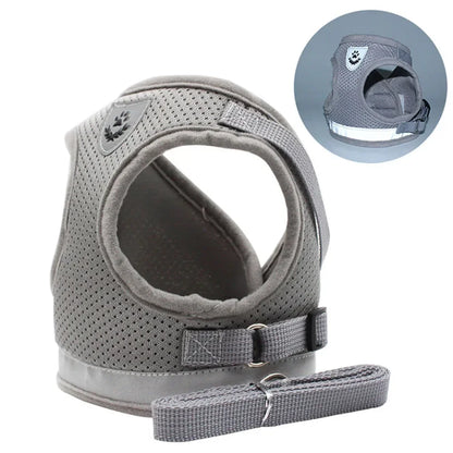 Reflective Escape-Resistant Cat Harness & Leash