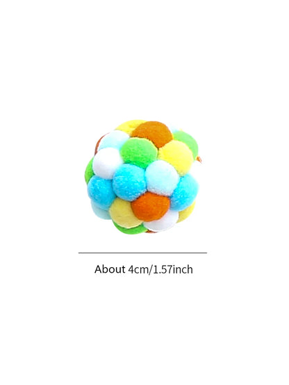 Colorful Bell Ball Cat Toy