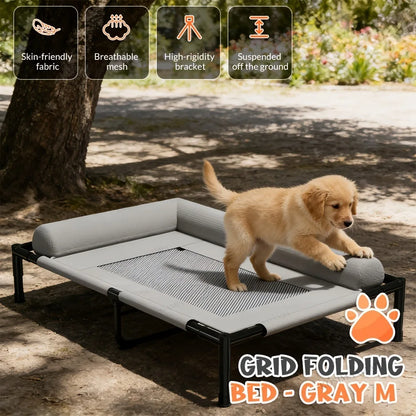 Elevated Washable Mesh Pet Bed