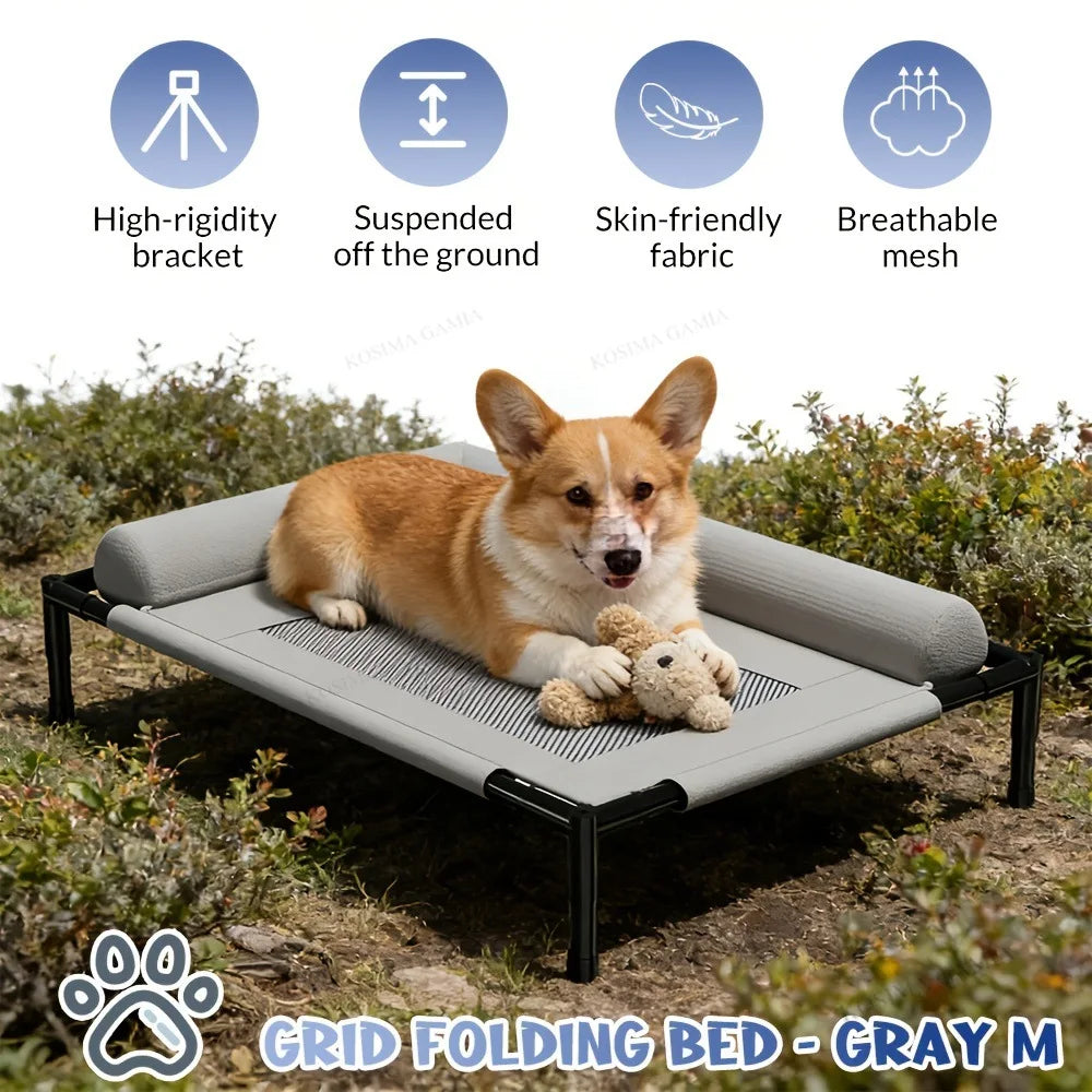 Elevated Washable Mesh Pet Bed