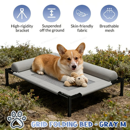 Elevated Washable Mesh Pet Bed