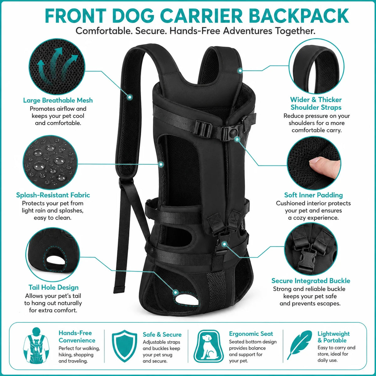Front Pet Carrier Backpack