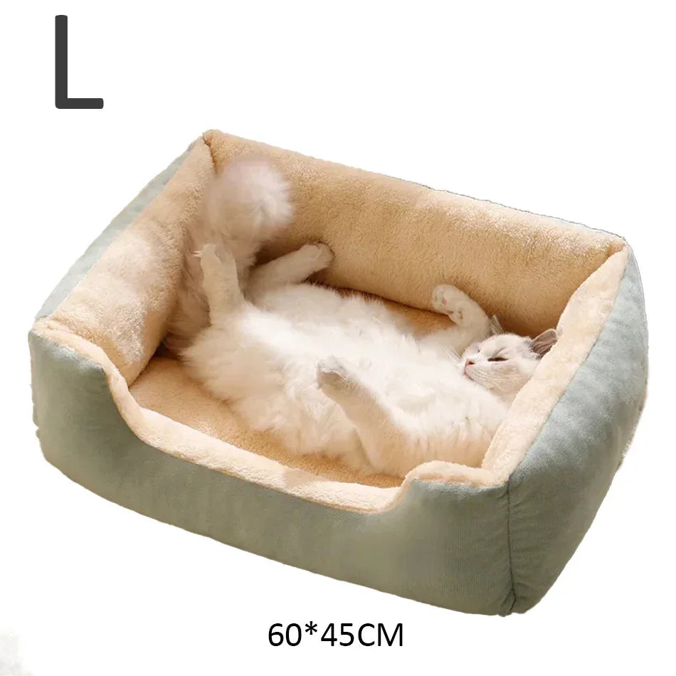 Cozy Cat & Small Dog Cushion Bed