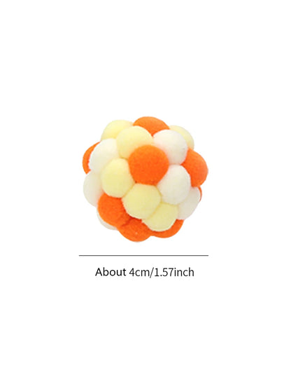 Colorful Bell Ball Cat Toy