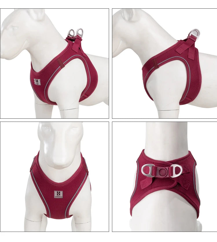 Reflective Adjustable Dog Harness & Leash Set