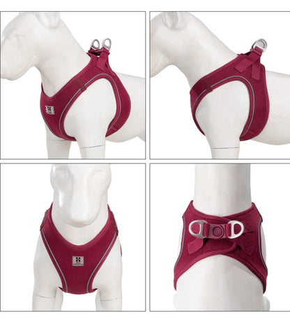 Reflective Adjustable Dog Harness & Leash Set