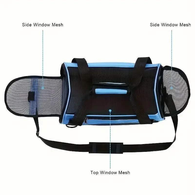 Portable Mesh Dog & Cat Travel Carrier