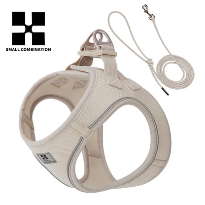 Reflective Adjustable Dog Harness & Leash Set