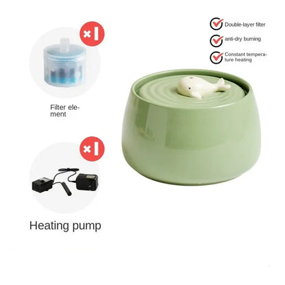 Automatic Filtered Cat & Dog Water Fountain