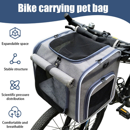 Bicycle Carrying Cat Bag Suitable for Carrying Bicycles and Motorcycles Dog Bag Pet Bag Portable Backpack for Outdoor Use