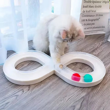 Interactive Track Ball Cat Toy