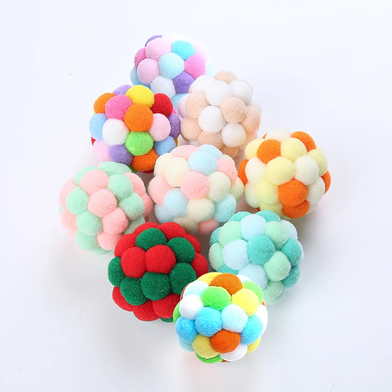 Colorful Bell Ball Cat Toy
