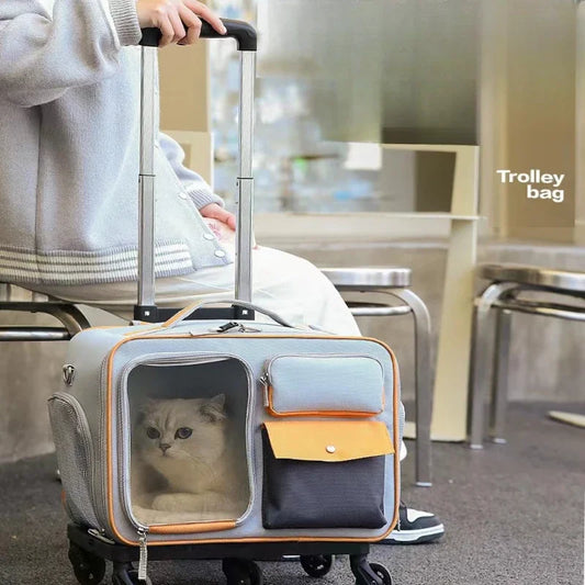 Rolling Cat & Small Dog Carrier