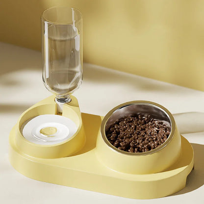 Pet Bowls Automatic Water Dispenser Feeder Cat Dog Food Water Bowl Non-Slip Pet Feeding Supplies