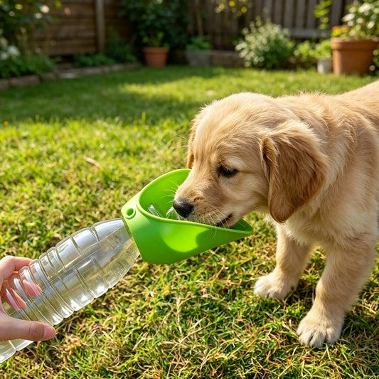 Silicone Pet Water Bottle Portable Dog Outdoor Travel Water Feeder Leakproof Cat Drinking Cup for Walking Hiking Puppy Supplies