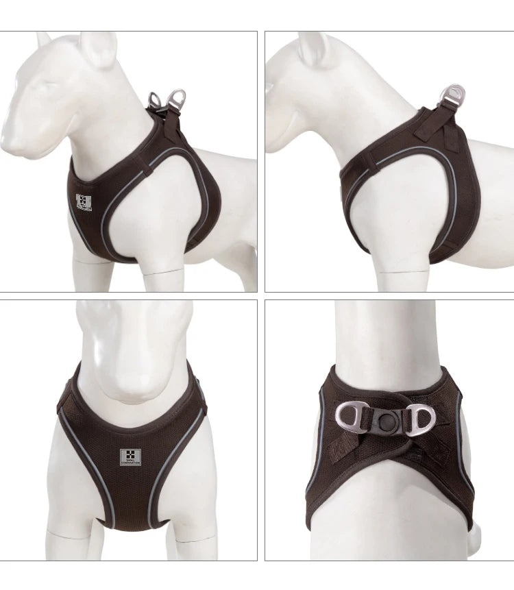 Reflective Adjustable Dog Harness & Leash Set