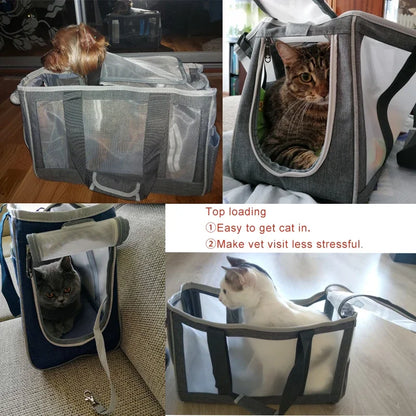 Breathable Single-Shoulder Cat Carrier