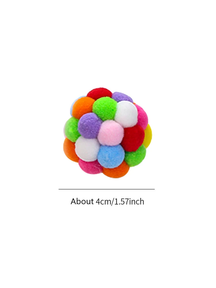 Colorful Bell Ball Cat Toy