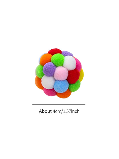 Colorful Bell Ball Cat Toy