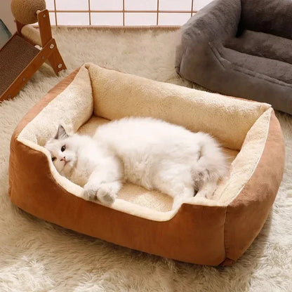 Cozy Cat & Small Dog Cushion Bed