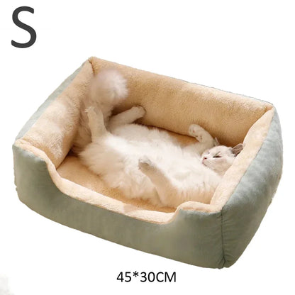 Cozy Cat & Small Dog Cushion Bed