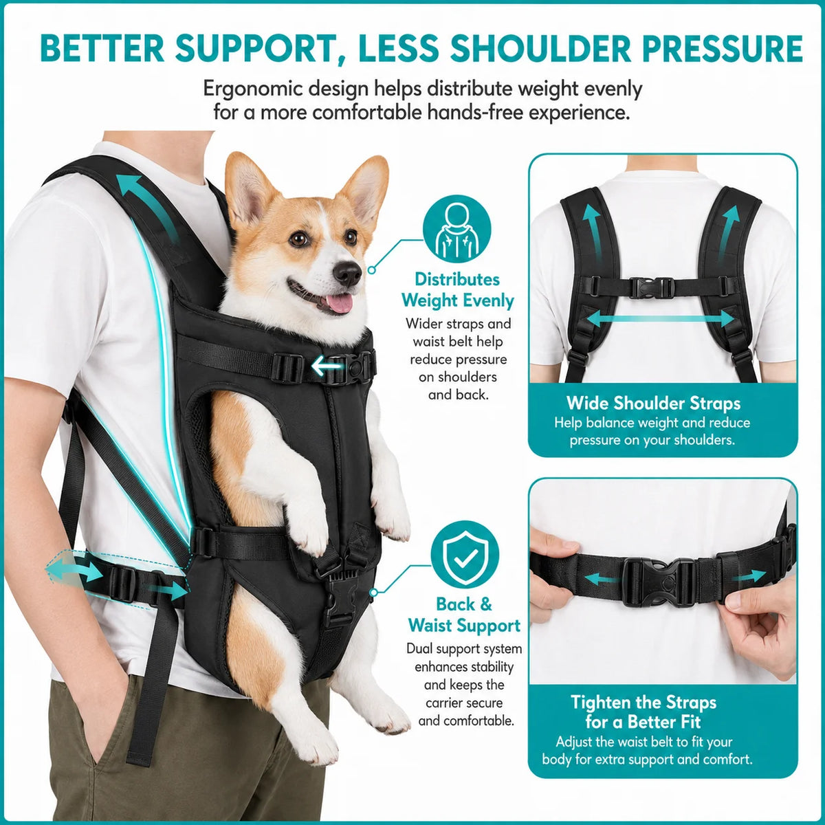 Front Pet Carrier Backpack
