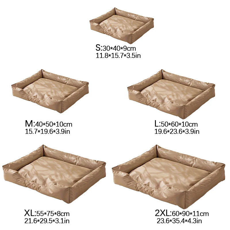 Large Cushioned Dog & Cat Bed