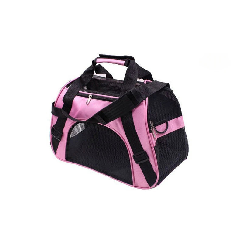 Portable Mesh Dog & Cat Travel Carrier
