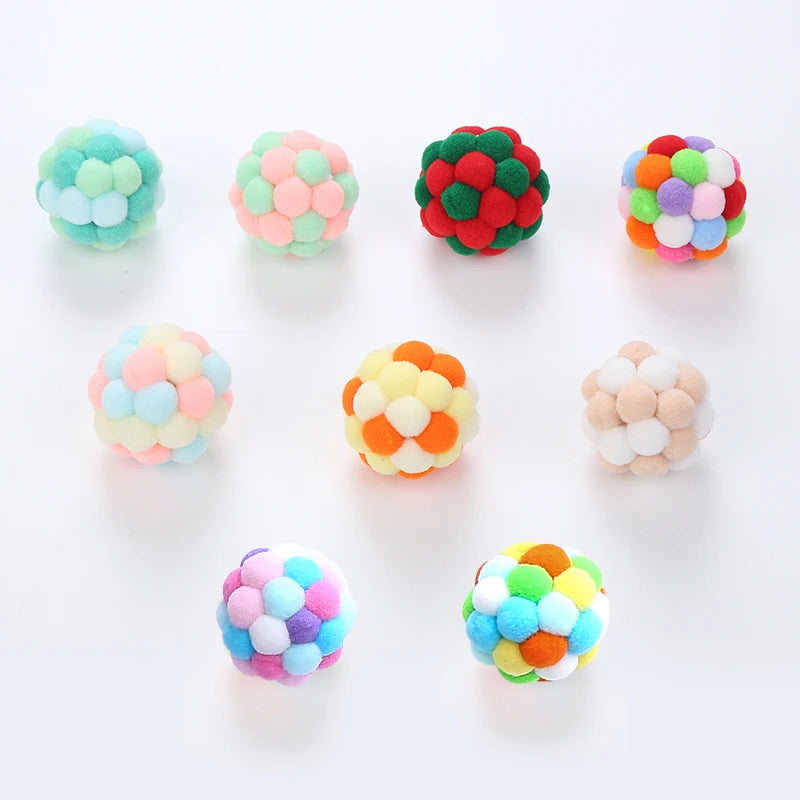 Colorful Bell Ball Cat Toy