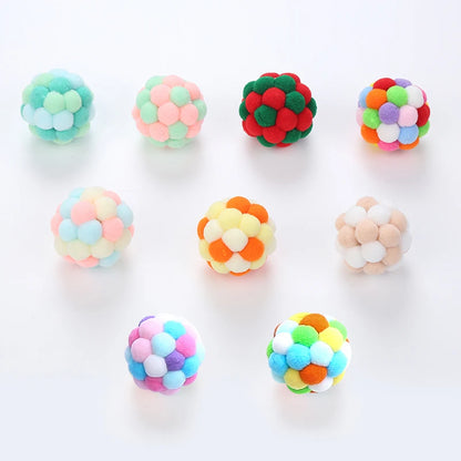 Colorful Bell Ball Cat Toy