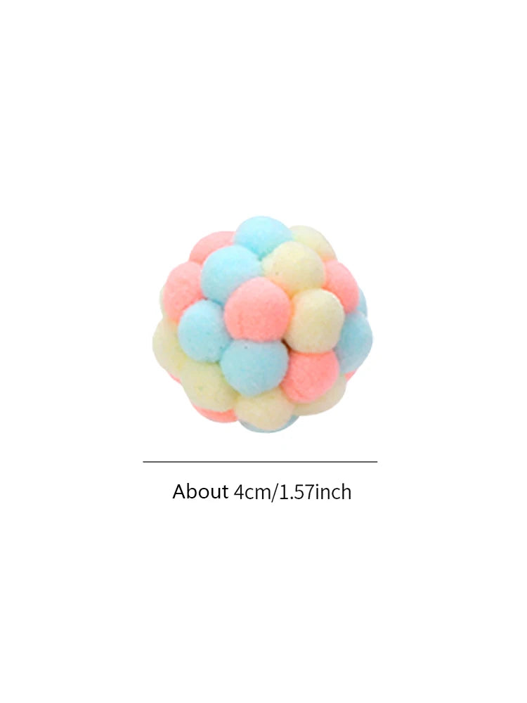 Colorful Bell Ball Cat Toy