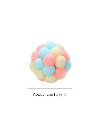 Colorful Bell Ball Cat Toy