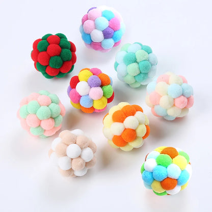 Colorful Bell Ball Cat Toy