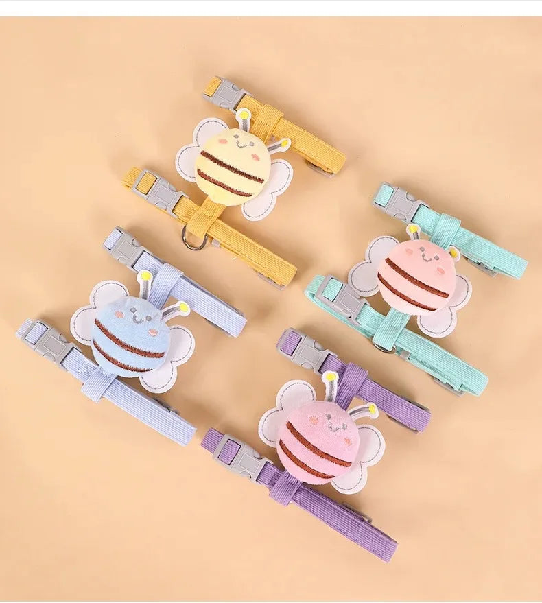 Bee-Themed Pet Harness & Leash Set