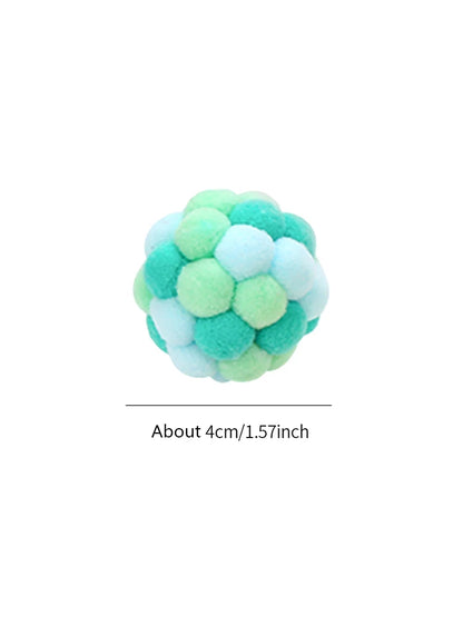 Colorful Bell Ball Cat Toy