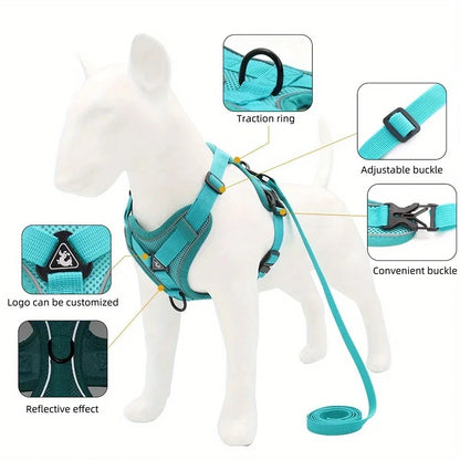 Reflective No-Pull Harness & Leash Set