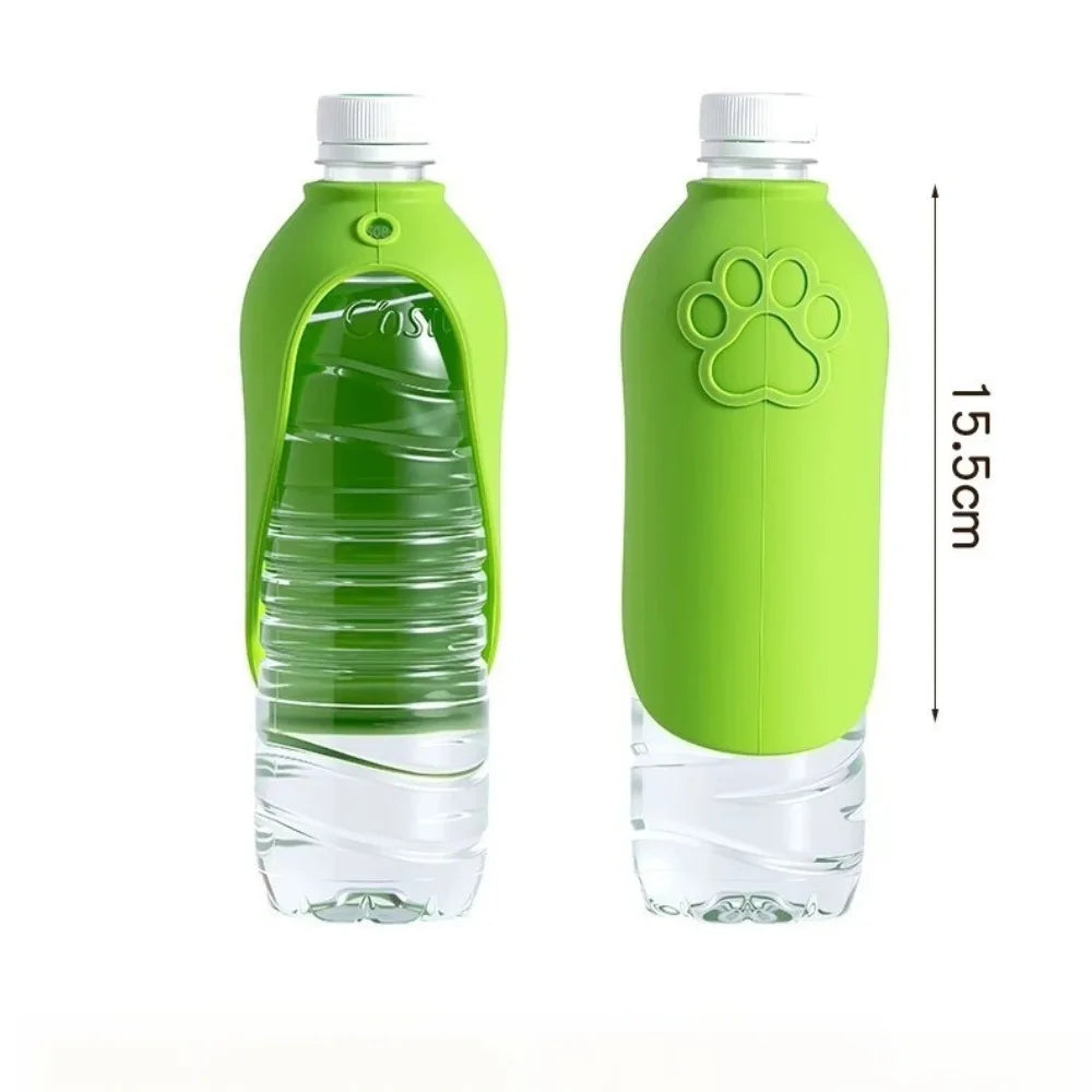 Silicone Pet Water Bottle Portable Dog Outdoor Travel Water Feeder Leakproof Cat Drinking Cup for Walking Hiking Puppy Supplies